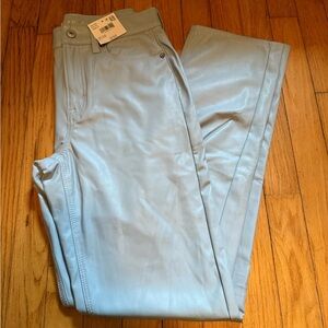 AEO Vegan Leather Straight Pants *LONG*